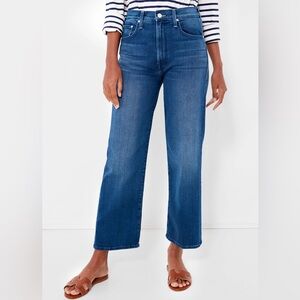 Mother Jeans The Rambler Zip Ankle in High Tide